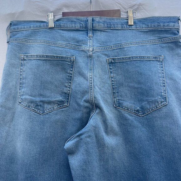 GAP High Rise Wide-Leg Crop Jeans Size 35 (20 Plus ) medium wash - Picture 9 of 12